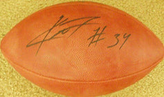 Kevin Jones & Charles Rogers signed NFL game football Detroit Lions - AutographsForSale.com