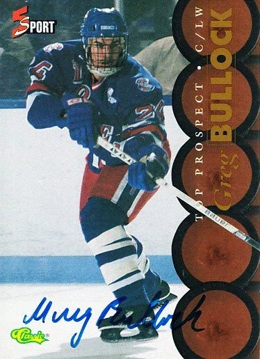 Greg Bullock certified autograph 1995 Classic 5-Sport card - AutographsForSale.com