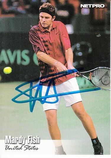 Mardy Fish autographed 2003 NetPro tennis Rookie Card - AutographsForSale.com