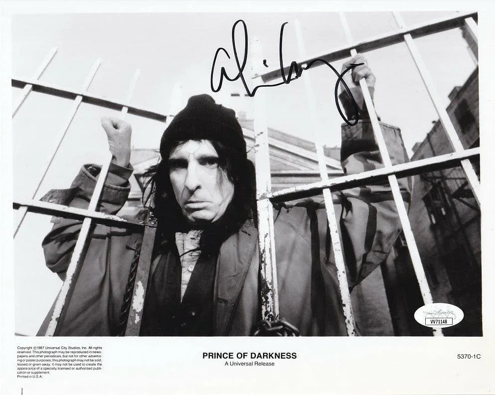 Alice Cooper autographed Prince of Darkness 8x10 photo JSA - AutographsForSale.com