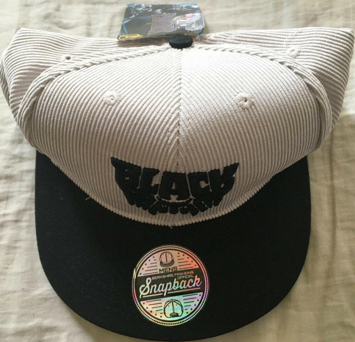 Black Panther embroidered logo Marvel cap Snapback - AutographsForSale.com