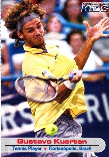 Gustavo Kuerten 2002 Sports Illustrated for Kids tennis card - AutographsForSale.com