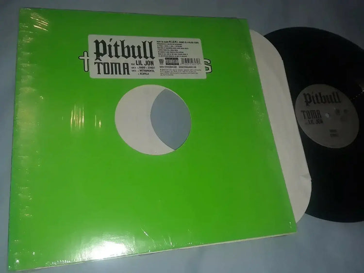 Pitbull Ay Chico & Toma two 12 vinyl single records - AutographsForSale.com