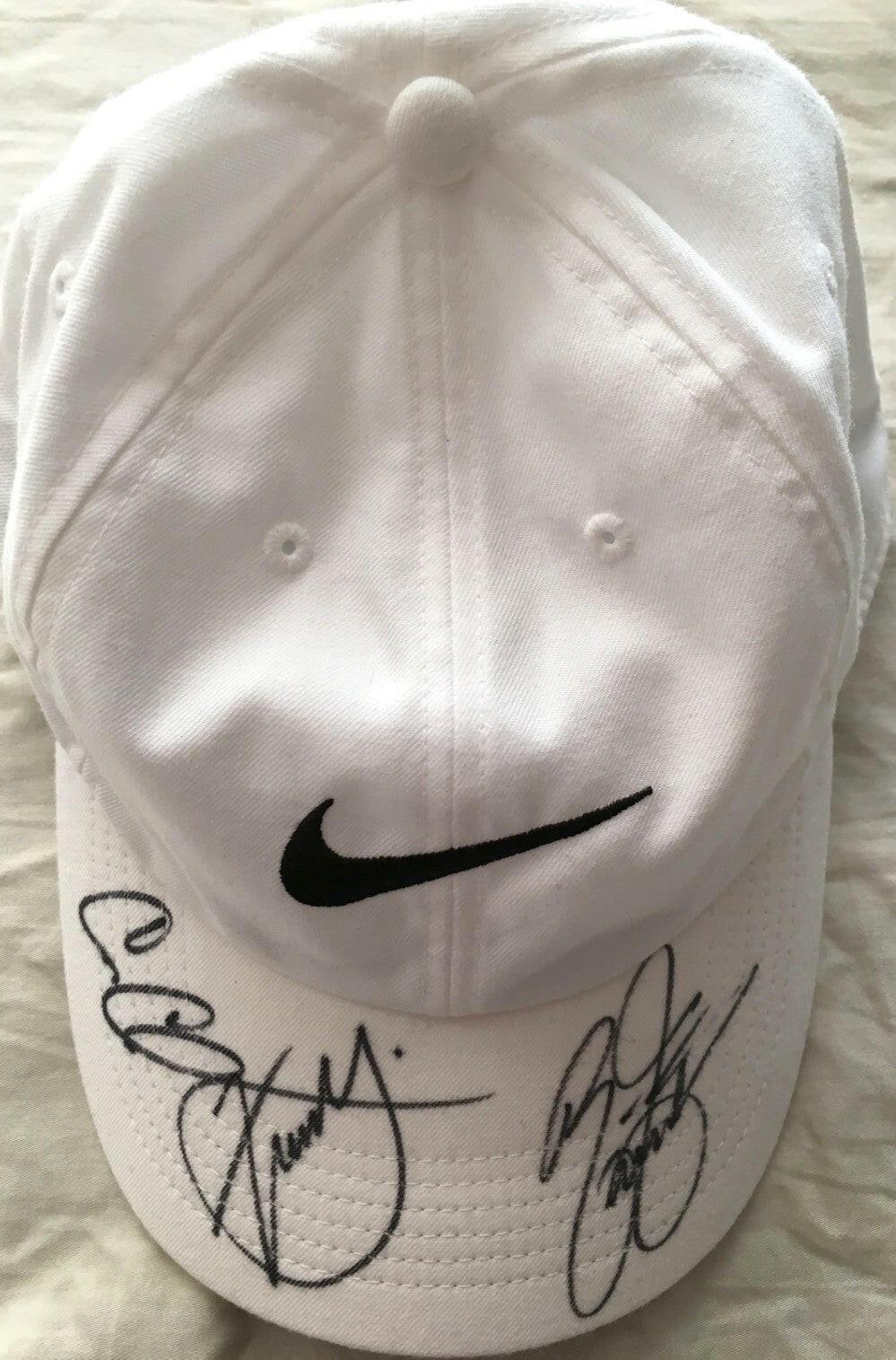 Rickie Fowler Xander Schauffele Cameron Champ signed Nike golf cap JSA - AutographsForSale.com