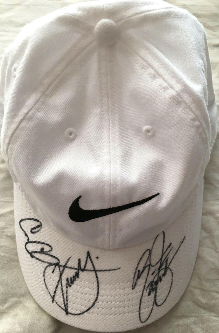 Rickie Fowler Xander Schauffele Cameron Champ signed Nike golf cap JSA - AutographsForSale.com