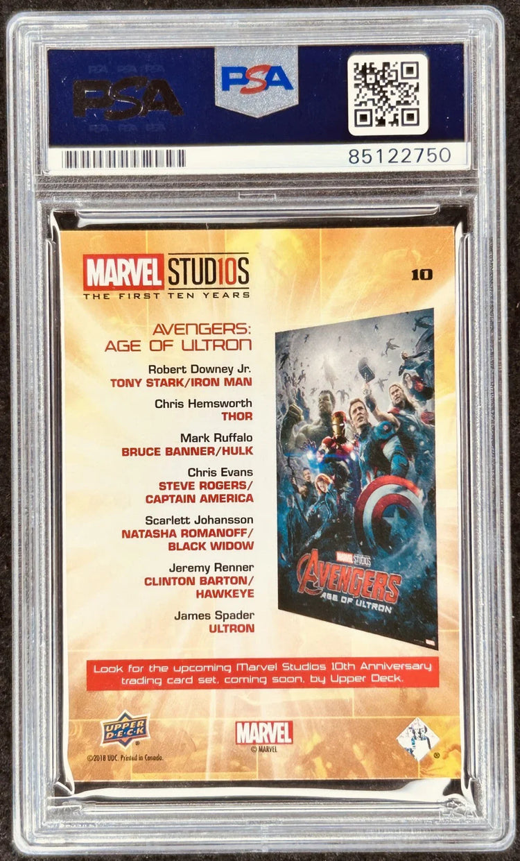 Chris Evans signed Avengers Age of Ultron 2018 Upper Deck movie poster card PSA/DNA - AutographsForSale.com