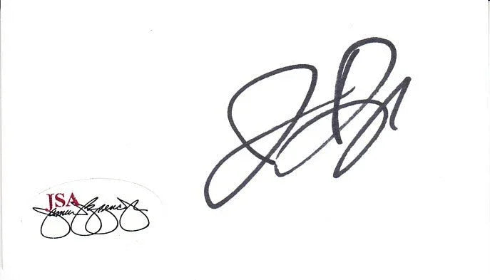 Jermaine Dye White Sox autographed business card or cut JSA - AutographsForSale.com
