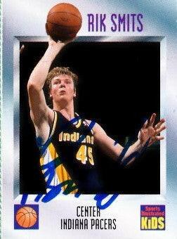 Rik Smits autographed Indiana Pacers 1996 SI for Kids card - AutographsForSale.com