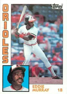 Eddie Murray Baltimore Orioles 1980 1984 And 1985 Topps Super 5x7 jumbo cards - AutographsForSale.com