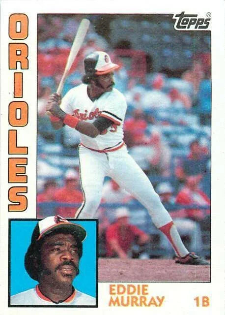 Eddie Murray Baltimore Orioles 1980 1984 And 1985 Topps Super 5x7 jumbo cards - AutographsForSale.com