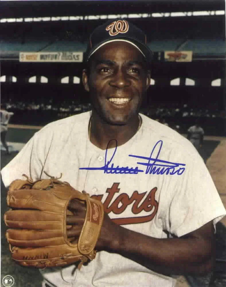 Minnie Minoso autographed Washington Senators 8x10 photo - AutographsForSale.com