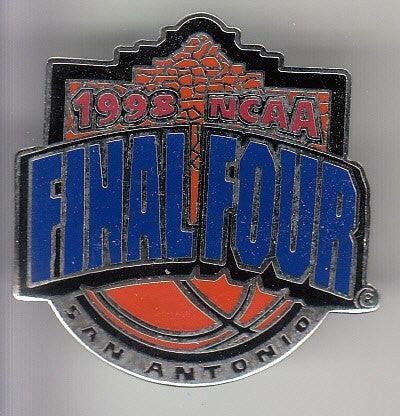 1998 NCAA Final 4 logo pin Kentucky Wildcats Win 7th National Title - AutographsForSale.com