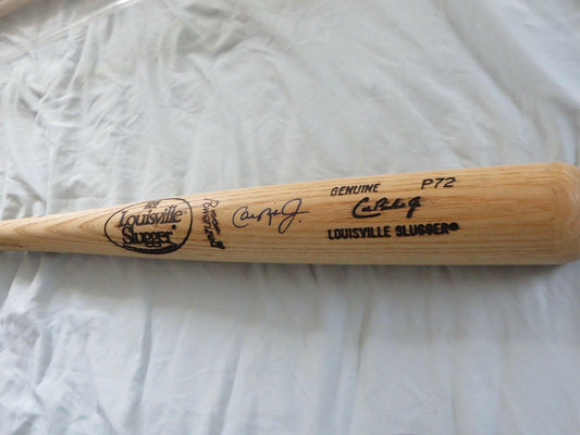 Cal Ripken signed Orioles Louisville Slugger 90s game model Bat JSA - AutographsForSale.com