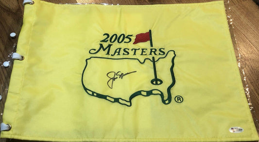 Jack Nicklaus signed 2005 Masters golf flag BAS certified - AutographsForSale.com