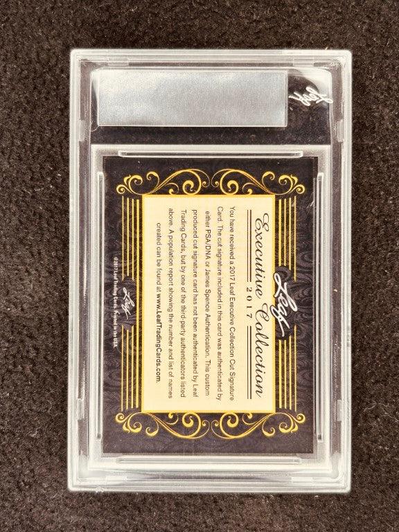 Billy Joel 2017 Leaf Masterpiece Cut Signature certified signed card 1/1 JSA - AutographsForSale.com