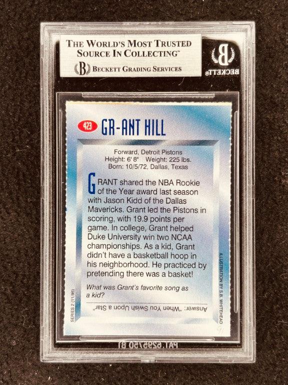 Grant Hill signed Pistons 1995 SI for Kids card BAS certified - AutographsForSale.com