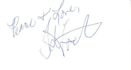 Idara Victor Minx Rizzoli & Isles autograph cut signature w/ Peace & Love - AutographsForSale.com