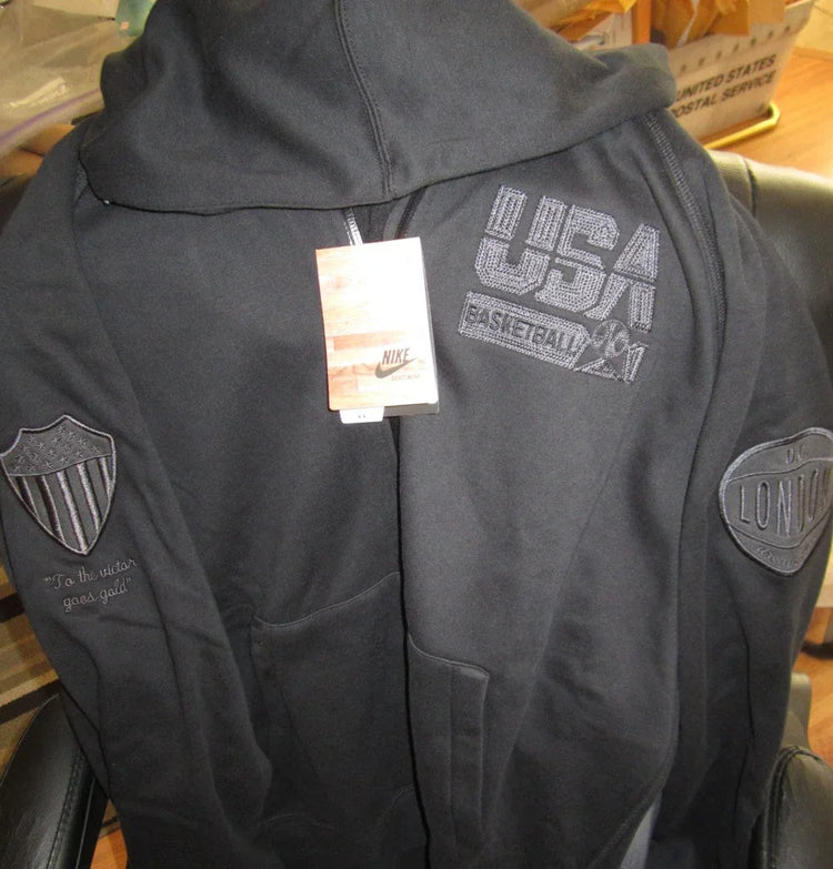 1992 US Olympic basketball Dream Team 20th Anniversary Nike black Hoodie New - AutographsForSale.com