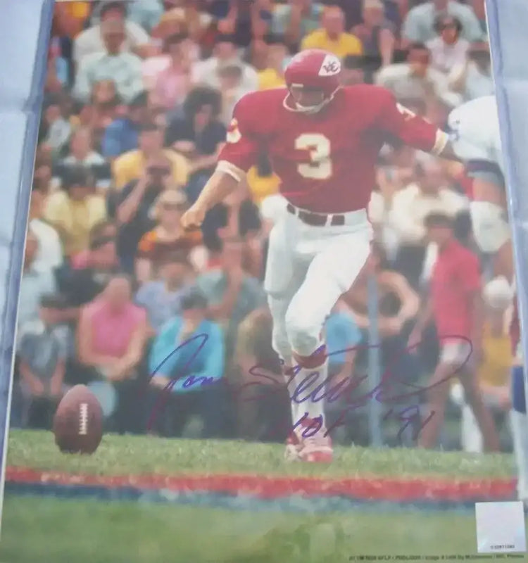 Jan Stenerud autographed Kansas City Chiefs 11x14 photo - AutographsForSale.com