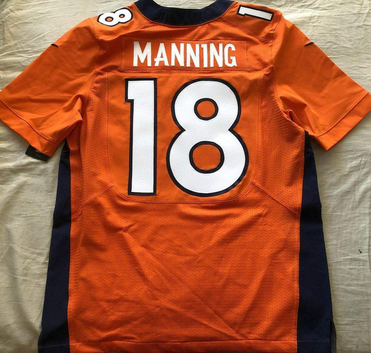 Peyton Manning Denver Broncos 2012 Nike Elite Orange game model jersey New - AutographsForSale.com