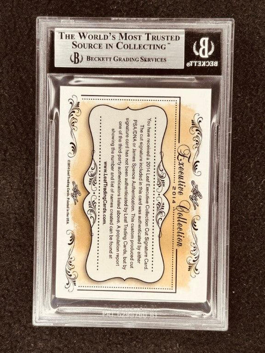 Jim McMahon 2014 Leaf Masterpiece Cut Signature certified signed card 1/1 Bears JSA - AutographsForSale.com