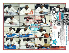 Julius Dr. J Erving signed NBA Slam Dunk 16x20 poster or photo w/ Michael Jordan - AutographsForSale.com