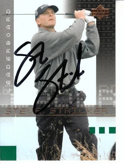 Steve Stricker autographed 2002 Upper Deck golf card - AutographsForSale.com