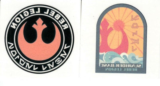 Star Wars Rebel Legion set of 2 temporary tattoos San Diego Comic-Con - AutographsForSale.com