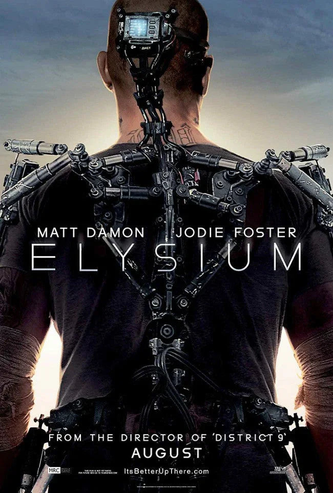 Elysium mini 2013 movie poster (Matt Damon Jodie Foster) - AutographsForSale.com