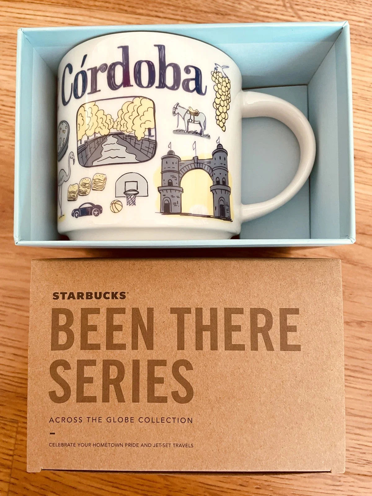 Starbucks 2018 Been There Series Cordoba Argentina 14 ounce collector coffee mug NEW - AutographsForSale.com