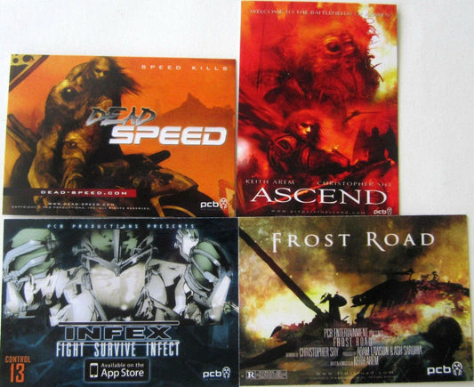 PCB 2013 SDCC promo card set Ascend Dead Speed Frost Road Infex - AutographsForSale.com