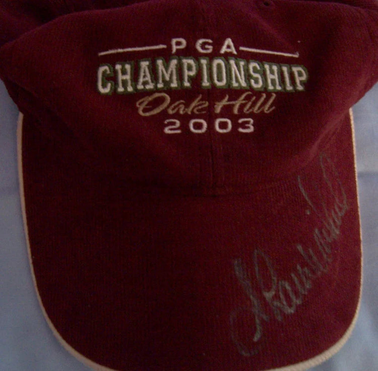 Shaun Micheel autographed 2003 PGA Championship golf Cap - AutographsForSale.com