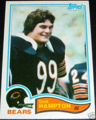 Dan Hampton Chicago Bears 1982 Topps card 297 - AutographsForSale.com