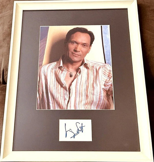 Jimmy Smits autograph framed 8x10 portrait photo JSA - AutographsForSale.com