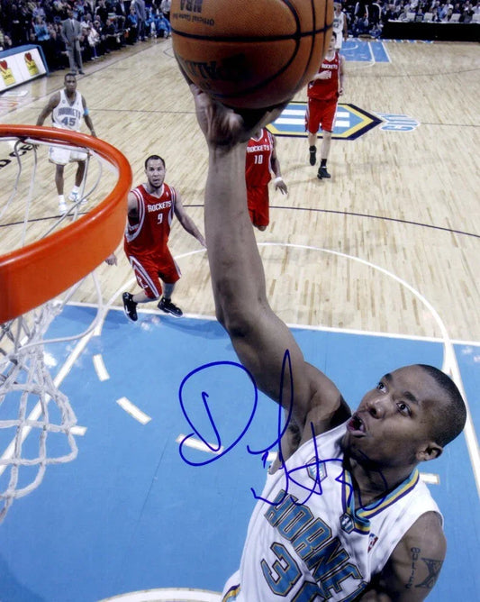 David West autographed New Orleans Hornets 8x10 photo - AutographsForSale.com