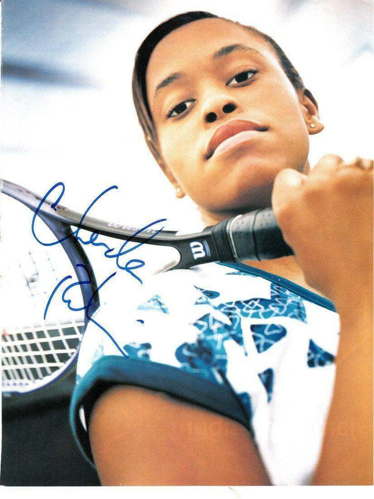 Chanda Rubin autographed tennis magazine full page photo - AutographsForSale.com