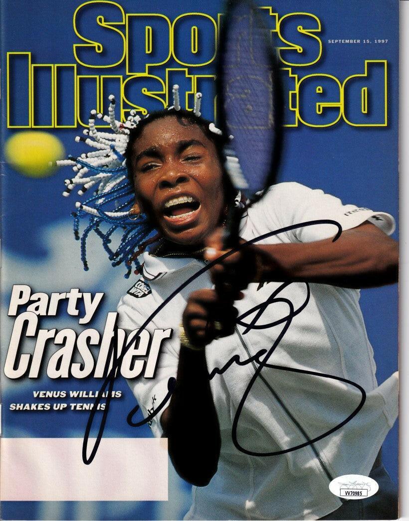 Venus Williams signed 1997 Sports Illustrated Rare Early Signature JSA - AutographsForSale.com