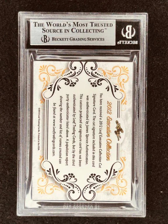 Alex English 2012 Leaf Masterpiece Cut Signature certified signed card 1/1 JSA Denver Nuggets - AutographsForSale.com