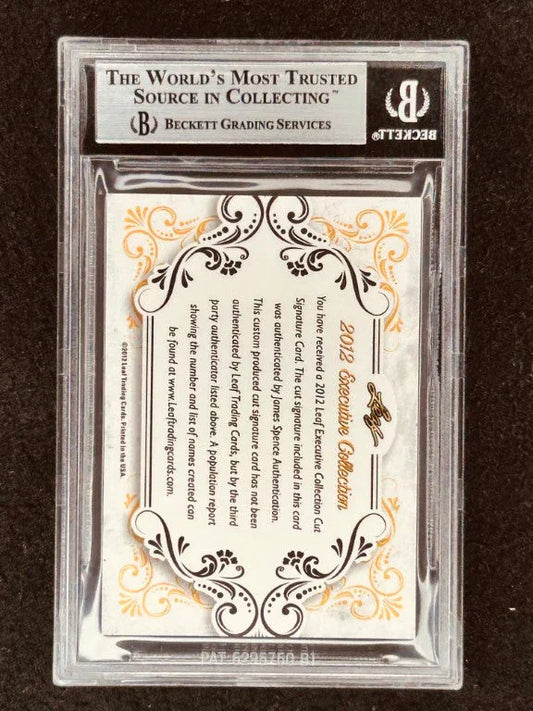 Alex English 2012 Leaf Masterpiece Cut Signature certified autograph card 1/1 JSA Denver Nuggets - AutographsForSale.com