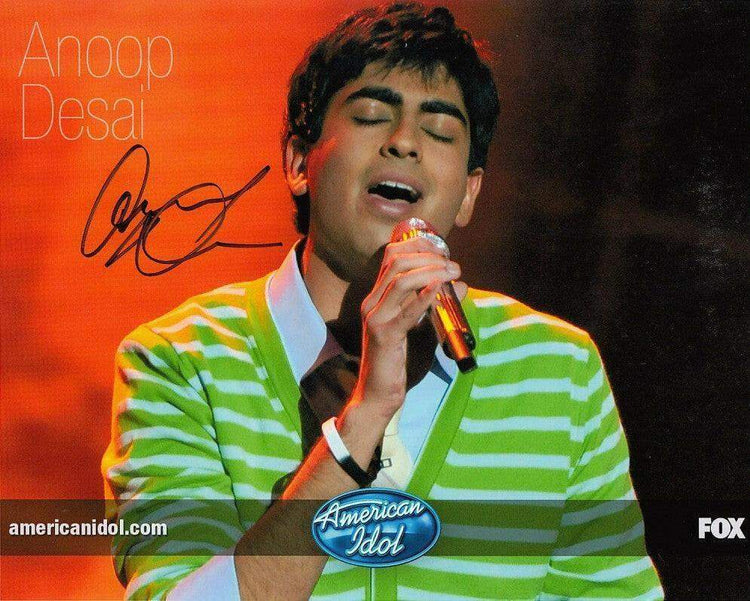 Anoop Desai autographed 2009 American Idol 8x10 photo - AutographsForSale.com