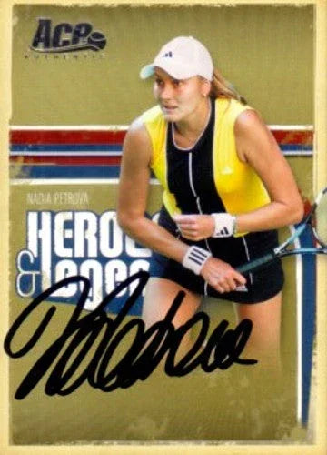 Nadia Petrova autographed 2006 Ace Authentic tennis card - AutographsForSale.com