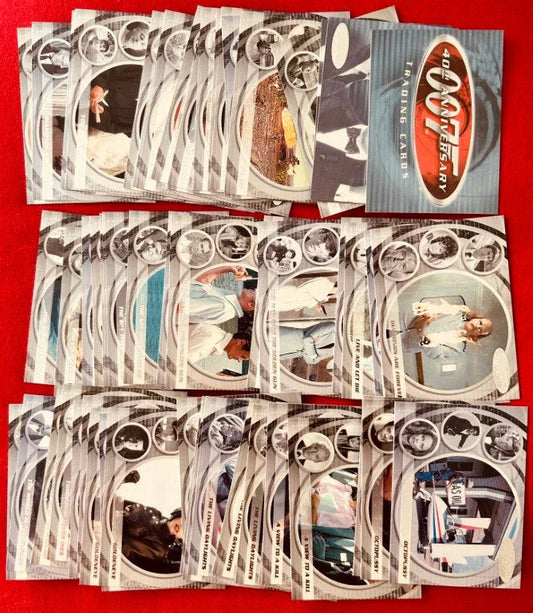 James Bond 40th Anniversary 2002 Rittenhouse complete 60 base card set - AutographsForSale.com