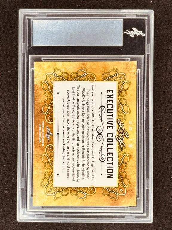 Donovan McNabb 2018 Leaf Masterpiece Cut Signature card 1/1 JSA Philadelphia Eagles - AutographsForSale.com