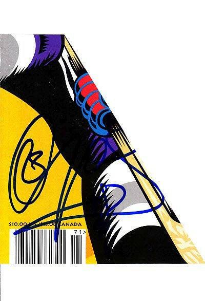 Sandis Ozolinsh autograph or cut signature Colorado Avalanche - AutographsForSale.com