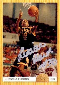 Lucious Harris signed Long Beach State 1993 Classic card - AutographsForSale.com