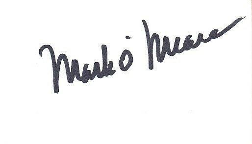Mark O'Meara autographed Blank business card - AutographsForSale.com