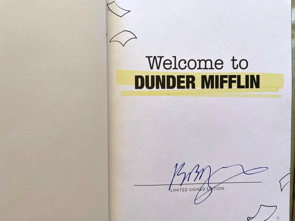 Brian Baumgartner signed Welcome To Dunder Mifflin History of Office book - AutographsForSale.com