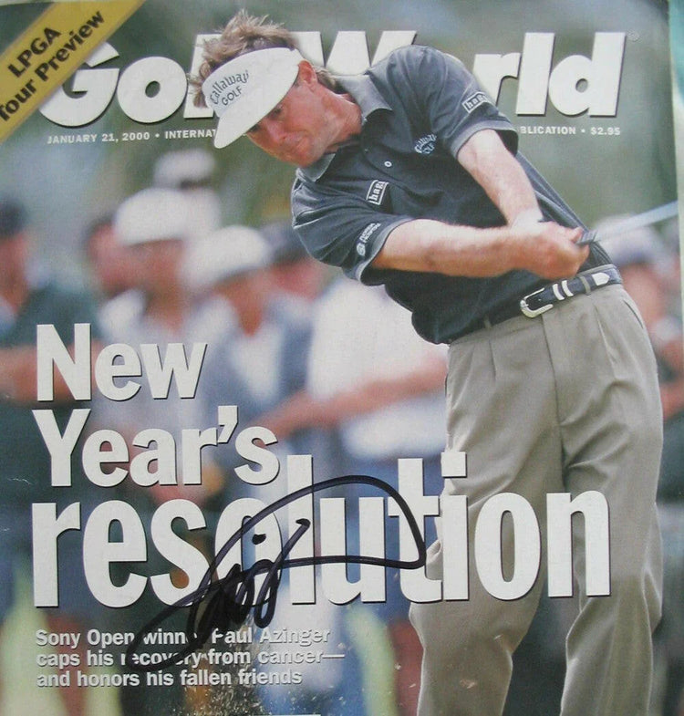 Paul Azinger autographed Golf World magazine cover - AutographsForSale.com