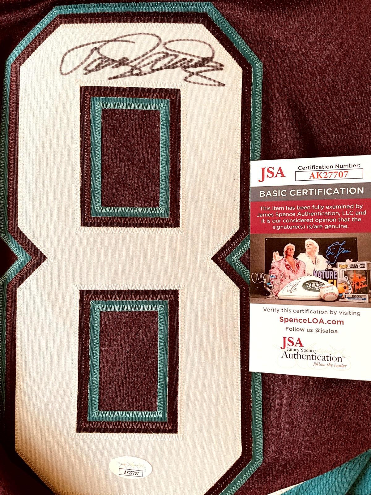 Teemu Selanne autographed Anaheim Ducks 1990s CCM jersey JSA - AutographsForSale.com