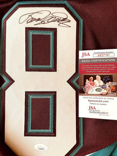 Teemu Selanne autographed Anaheim Ducks 1990s CCM jersey JSA - AutographsForSale.com